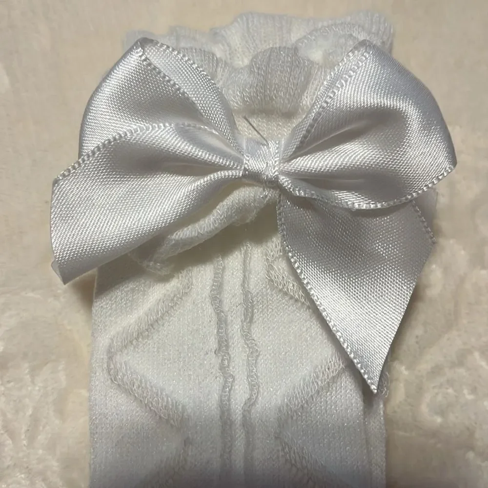 BABY / TODDLER BOW DECOR SOCKS
